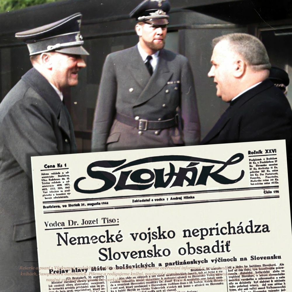 Adolf Hitler, Jozef Tiso a okupace Slovenska 1944